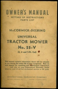 BETRIEBSANLEITUNG - McCORMICK HIRSCH TRAKTOR MÄHER - Bild 1 von 1