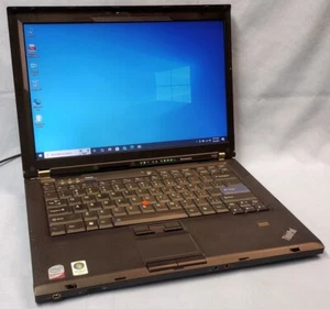Lenovo ThinkPad T400 T9400 8GB RAM NEW 128GB SSD & 750GB HD 1280x800 Win10 B+ - Picture 1 of 14