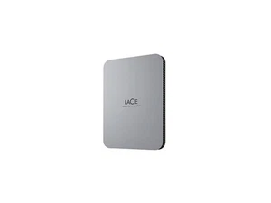 LaCie STLP2000400 2 TB Portable Hard Drive External Moon Silver USB 3.1 Type C - Picture 1 of 5