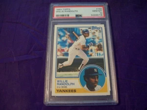 1983 TOPPS #140 WILLIE RANDOLPH (YANKEES) PSA 10 - Picture 1 of 2