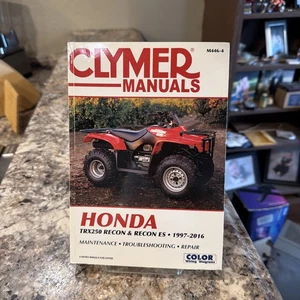 Honda Trx250 Recon Recon Es Atv 1997-2016 Clymer Shop Service Repair Manual Book - Picture 1 of 6