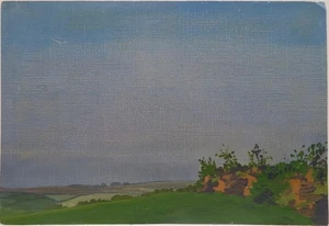 John Nicolson RBA (1891-1951) IMPRESIONISTA Pintura al óleo PAISAJE ESTUDIO DE VERANO - Imagen 1 de 5