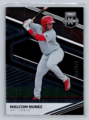 2020 Panini Elite Extra Edition #96 Malcom Nunez #/999 - Image 1 of 2