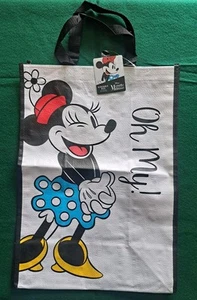 Borsa porta spesa in vinile riutilizzabile Disney Minnie Mouse con licenza 13,5"x19"x8" nuova - Foto 1 di 5