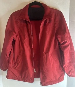 Vintage LL Bean Red & Black Winter Reversible Jacket Children’s Jacket Sz XL - Picture 1 of 11