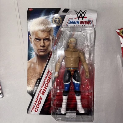 WWE CODY RHODES 6" FIGURA EVENTO PRINCIPAL SERIE 153 2024 NUEVO Dañado Foto 1 de 4