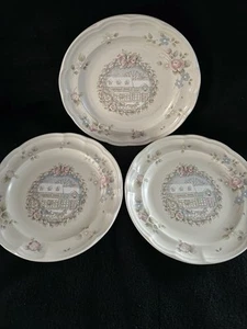 Pfaltzgraff Tea Rose Holiday General Store Dinner Plate 9” Set Of 3 New - Picture 1 of 8