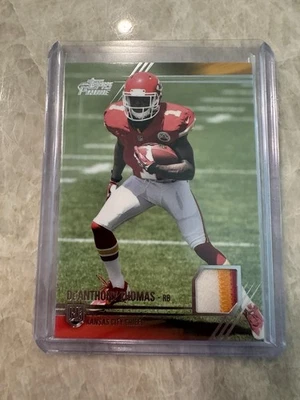 2014 Topps Prime De'Anthony Thomas Rookie RC Patch Chiefs Oregon Ducks Card PPDT - Image 1 of 4