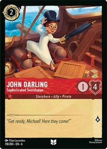 x1 John Darling - Sophisticated Swordsman - 118/204 - Uncommon - Cold Foil Lorca - Picture 1 of 1