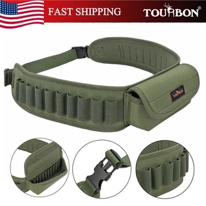 Cartuchos de escopeta de caza de nailon TOURBON cinturón 12/16/20GA bolsillos portador de munición EE. UU. - Imagen 1 de 24