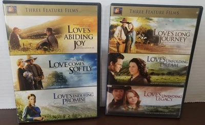 Love Comes Softly Series 6 Movie DVD Lot Foto 1 de 4