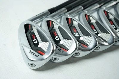 Ping G410 Irons / 5-PW / Black Dot / Regular Flex Graphite Shafts - Image 1 of 4