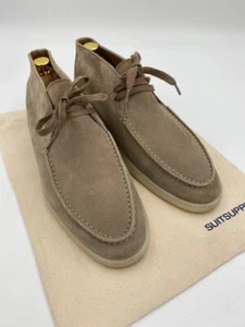 Hommes Suitsupply Chukka Cuir Beige Daim Taille EU42 UK8 US9 - Bild 1 von 13