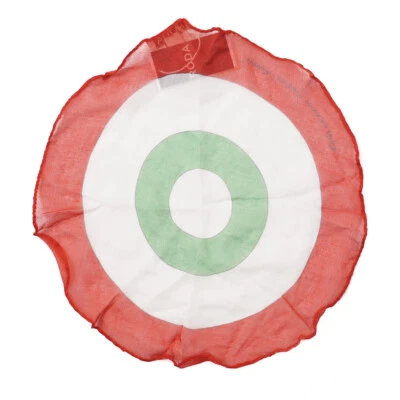 NUEVO CON ETIQUETAS RODA Tricolor Estampado Ligero Algodón Bolsillo Cuadrado Círculo Foto 1 de 4