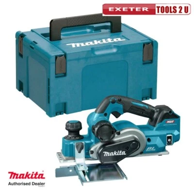 Makita KP001GZ 40V XGT Li-ion AWS Brushless 82mm Planer with Makpac Type 3 Case - Image 1 of 4