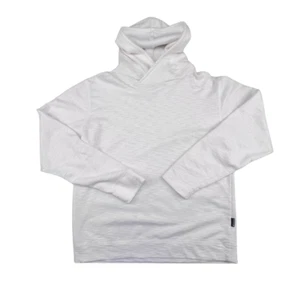 Division Sweatshirt Medium White Lightweight Soft Knit Casual Athleisure Hoodie - Picture 1 of 8