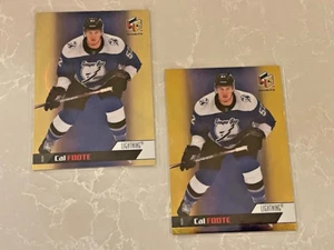 2020-21 UD Extended Series Cal Foote HoloGrFx Gold RC #HG-19 - Picture 1 of 2