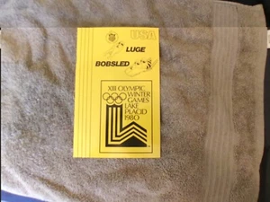 1980 USA OLYMPICS LUGE + BOBSLEDDING MEDIA GUIDE Yearbook PIOTR RAGOWSKI Program - Picture 1 of 9