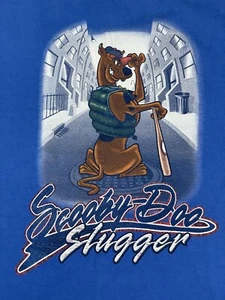 Vintage Freeze T Shirt Youth XL Blue Scooby Do Slugger Baseball  - Picture 1 of 6