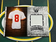 2022 Sport Kings Vol. 3 Morton Anderson Legends Premium Game Worn Memorabilia