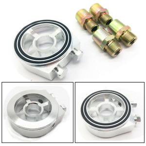 1x Oil Filter Sandwich Plate Adapter For Defi Oil Temp Oil Pressure Gauge Sensor