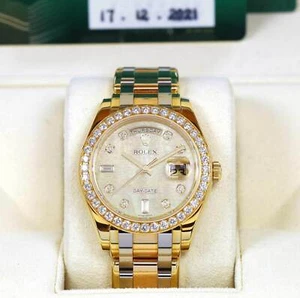 New Rolex Day-Date President 18948 39MM Masterpiece Diamond Jubilee MOP Tridor - Picture 1 of 6