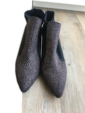 m and s leopard print boots
