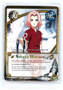1x NARUTO CCG SAKURA HARUNO US006 ARCO IRIS LÁMINA TEXTO DE COLECCIÓN SELLADO - Imagen 1 de 1