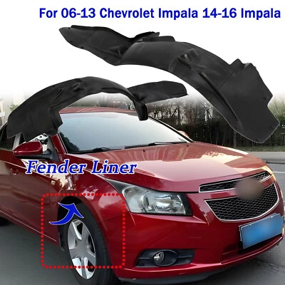 Set of 2 Fender Liner For 2006-2013 Chevrolet Impala Front Left & Right Side Foto 1 de 4