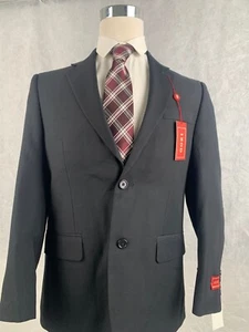 IZOD Anzug 44L, Hose 37W 38L, schwarz 2-teilig - Bild 1 von 10