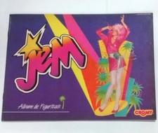 1986 Argentina Sticker Album JEM & THE HOLOGRAMS + TRADING CARDS COMPLETE SET