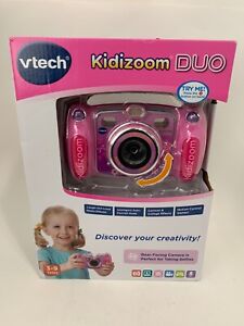 VTech Kidizoom Duo Selfie Camera, Pink, for Kids, Toddlers, Ages 3~9 NEW