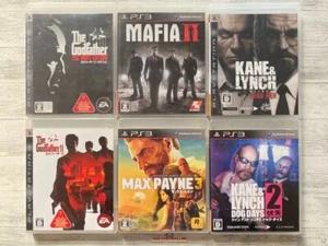 SONY PS3 The Godfather & Mafia II & Max Payne 3 & Kane & Lynch set from Japan - Picture 1 of 12