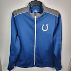 Indianapolis Colts Majestic Thermabase Blue Full Zip Pullover Jacket Golf Xl