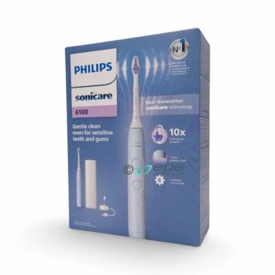 Philips NEXT GENERATION 6100 SONICARE HX7406/02 Schallzahnbürste mit Reiseetui