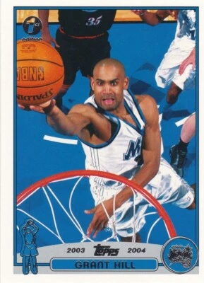 GRANT HILL 2003-04 Topps Basketball # 33 Orlando Magic 1st Edition HOF NM - MT - Image 1 of 2