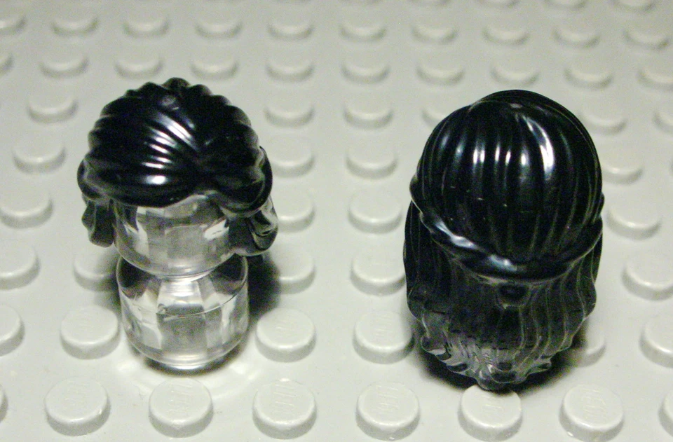 Lego Figur Zubehör Haar Schwarz für Frau (283 #)