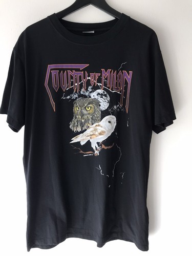 Marcelo Burlon County di Milano T Shirt Nera Gufo