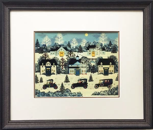 Jane Wooster Scott "The Party is Over" Newly Custom FRAMED SERIGRAPH Art America - Picture 1 of 3