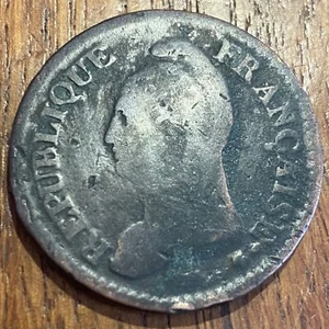PIECE DE 1 DÉCIME L’AN 8 AA (1168) - Picture 1 of 2