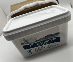 3 inch Advanced Stabilized Chlor inating Tablets Long Lasting 5.5 lb Bucket - Picture 1 of 5