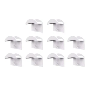 10pcs Wall Coat Hat Robe Hanger Adhesive Hat Hanger No Drilling Bag Hooks - Picture 1 of 12