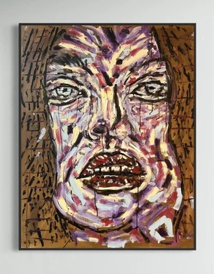 Daniel Pultorak Bella (2017) Kunst Öl Gerahmt Unikat Original Malerei Abstrakt - Bild 1 von 4