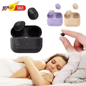 Wireless Bluetooth 5.2 Mini Earbuds Invisible Sleep Earphones Small Headphones - Picture 1 of 13