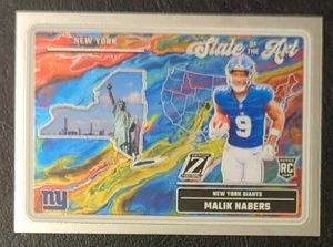 Fútbol Zenith 2024 Malik Nabers RC Inserto de última generación #23 - Imagen 1 de 2