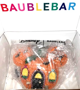 2025 BaubleBar Disney Halloween Topolino Infestato Zucca Borsa Charm NUOVO AUTENTICO - Foto 1 di 3