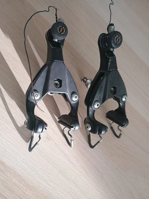 * Rare* Vintage Weinmann Pro Delta Brake Calipers Vgc Pinze Freni Campagnolo Era - Immagine 1 di 4