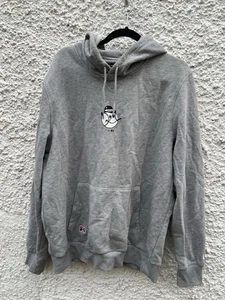New Era Vintage Grey Charlies Hoodie Men’s or Women’s Oversized - Picture 1 of 8