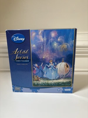 New 2008 Disney Artist Series James Coleman Magic Hour 1000-Pc Puzzle Cinderella - image 1 of 4