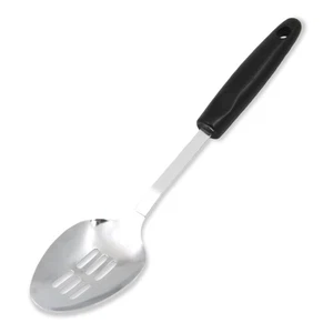 12.75 Inch Stainless Steel Slotted Spoon with Ergonomic Handle Dishwashable - Picture 1 of 7